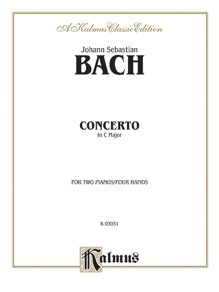 Bach Concerto 2 Pianos C Major