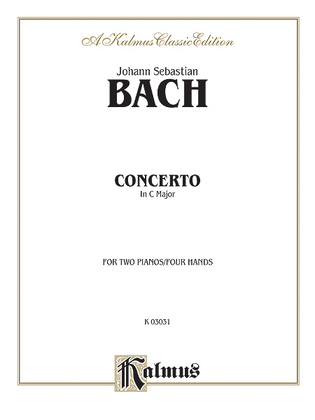 Book cover for Concerto for Two Pianos in C Major