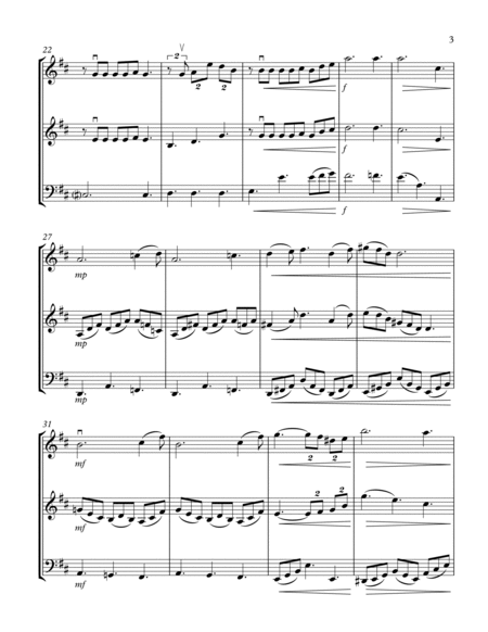 Clair De Lune - String Trio (2 Violins & Cello) - Claude Debussy arr. Cellobat
