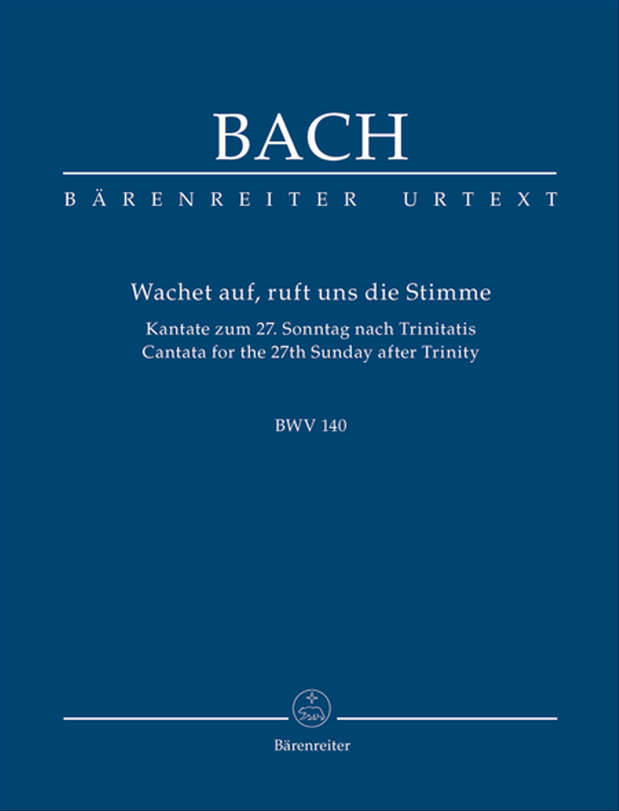 Wake ye maids! hark, strikes the hour BWV 140 4-Part scores gallery preview page 1