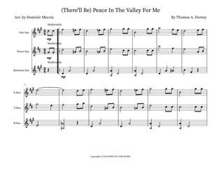 There'll Be Peace In The Valley For Me (tra.arr.)