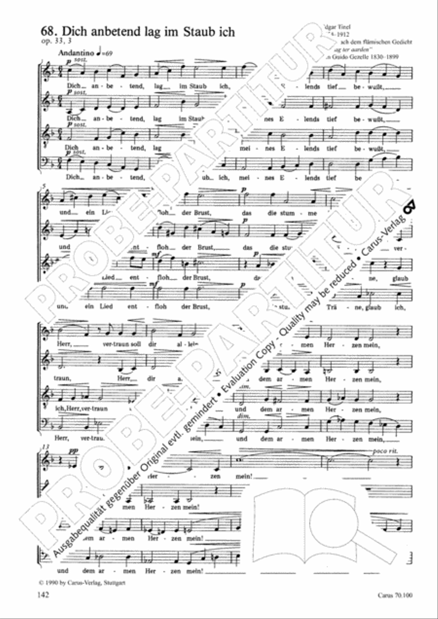 Geistliches Chorbuch der Romantik Choir scores gallery preview page 143