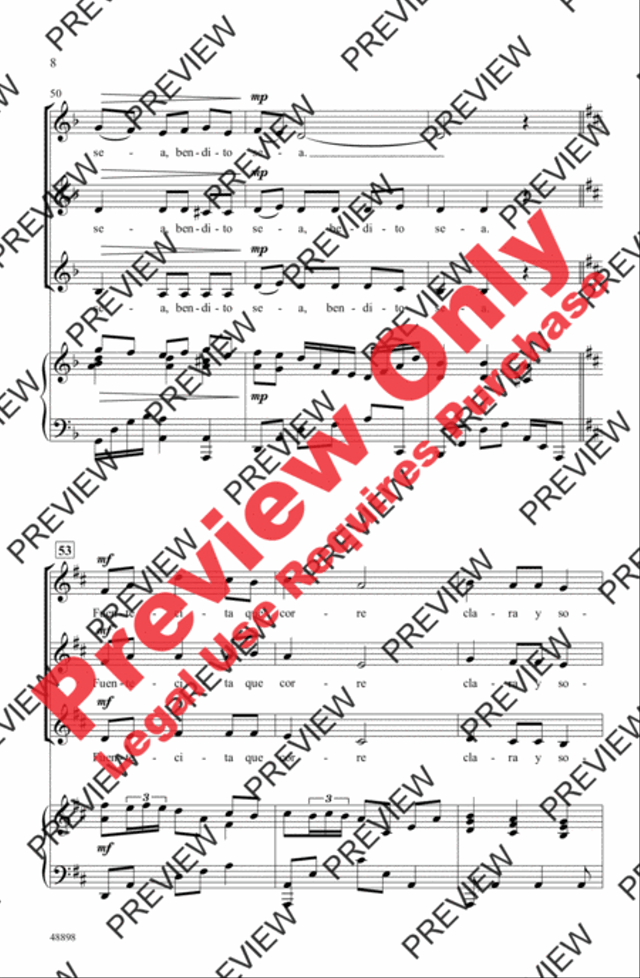 A La Nanita Nana A La Nanita Nana Women's Choir scores gallery preview page 8