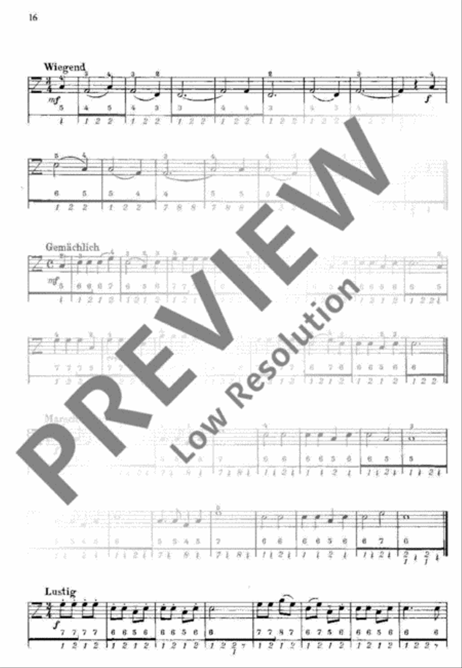 Neue Schule für die zweireihige Handharmonika Accordion scores gallery preview page 17