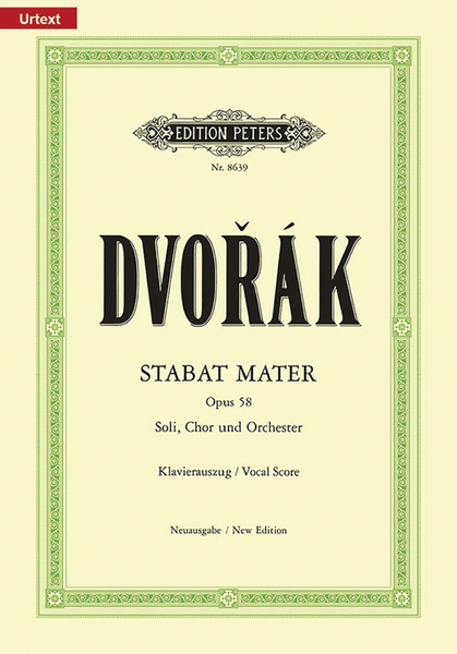 Stabat Mater Op. 58 (Vocal Score)
