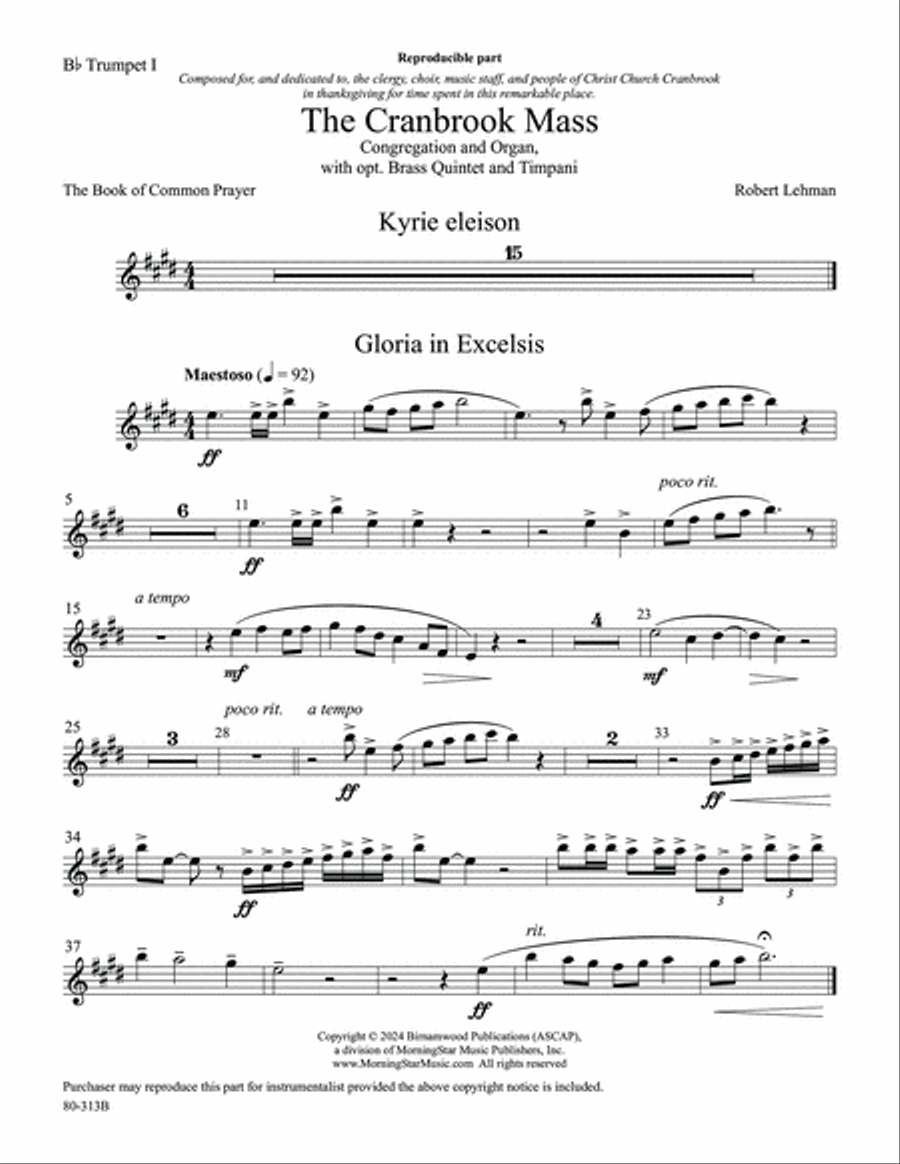 The Cranbrook Mass Choir scores gallery preview page 4