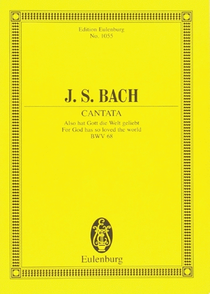 Book cover for Cantata No. 68 (Feria 2 Pentecostes)