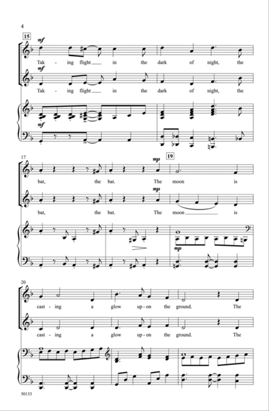 The Bat Choir scores gallery preview page 3