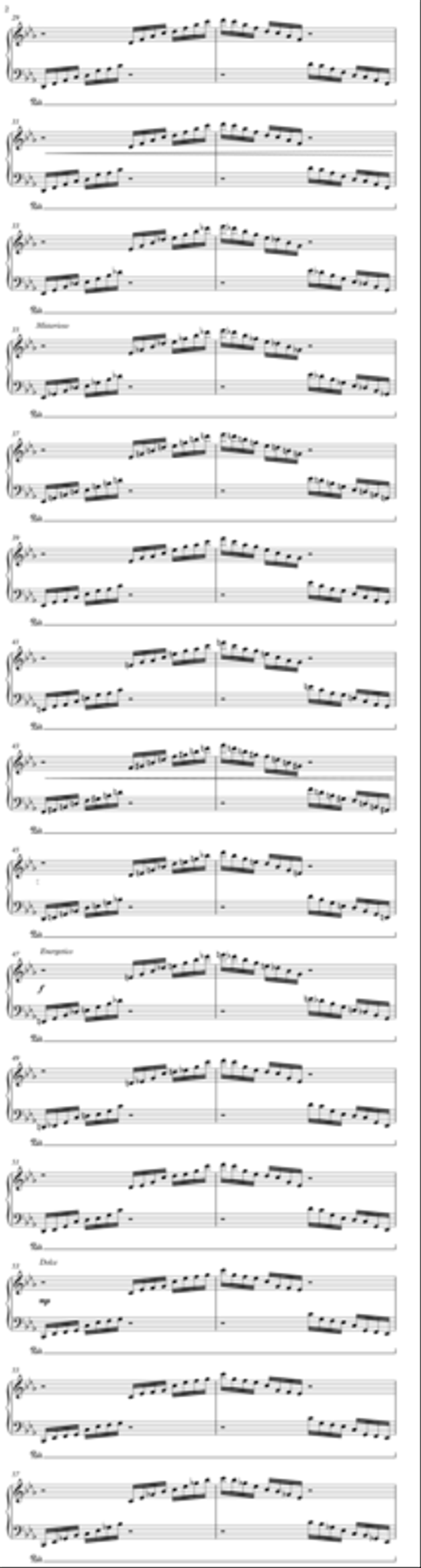 Lost Sea (Piano Study #1) Piano Method scores gallery preview page 2