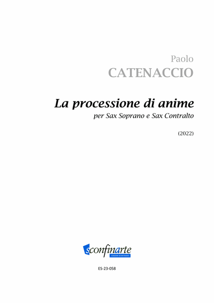 Paolo Catenaccio: La processione di anime (ES-23-058)