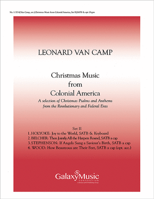 Christmas Music from Colonial America, Set II