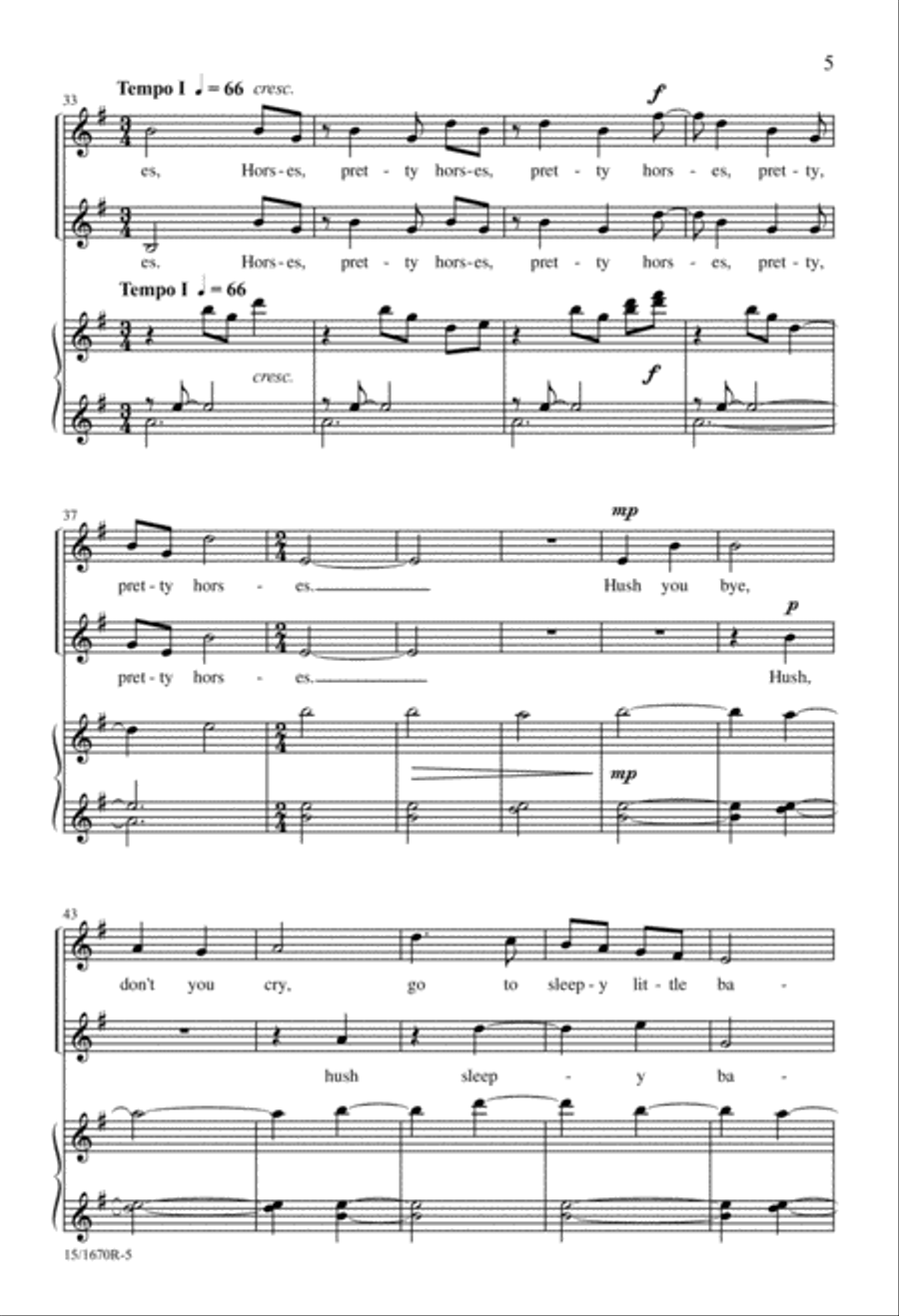 Hush You Bye Hush You Bye 2-Part scores gallery preview page 3