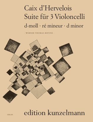 Book cover for Suite for 3 celli