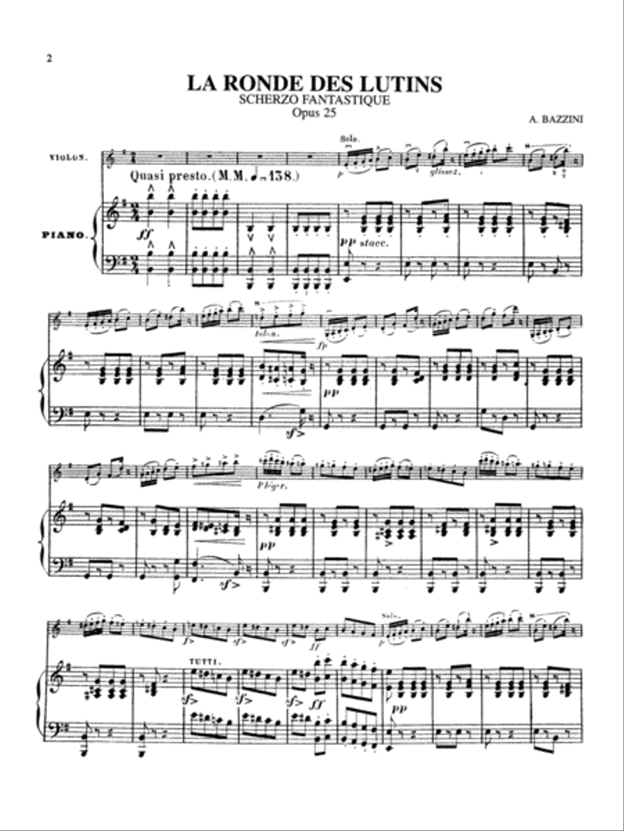 La Ronde Des Lutins - Scherzo Fantastique, Opus 25 Small Ensemble scores gallery preview page 3