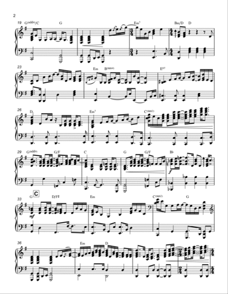 Jealous Guy Jealous Guy Piano Solo scores gallery preview page 2