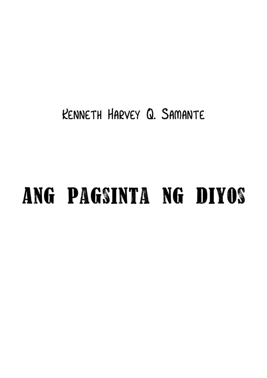 Ang Pagsinta ng Diyos Ang Pagsinta ng Diyos 4-Part scores gallery preview page 1