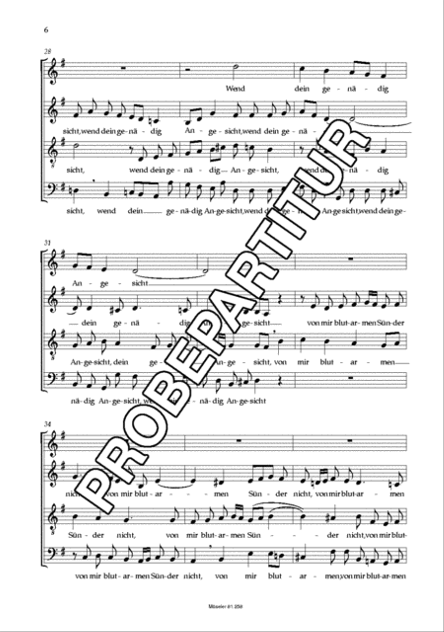 Vor deinen Thron tret ich hiermit BWV 668 4-Part scores gallery preview page 7
