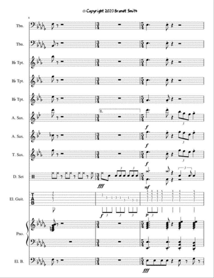 Swagger Swagger Jazz Ensemble scores gallery preview page 5