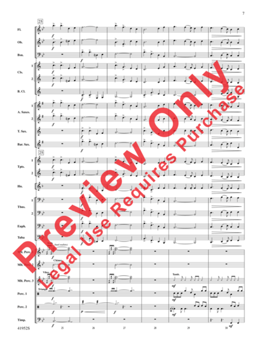 Furaha! Furaha! Concert Band scores gallery preview page 7