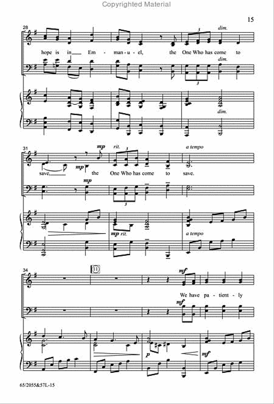Bethlehem's Child - SATB Score with Performance CD 4-Part scores gallery preview page 7