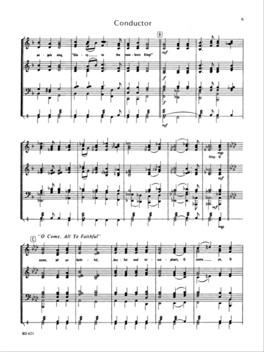 Christmas Sing-a-Long (for Band with Audience Participation): Score Concert Band scores gallery preview page 5