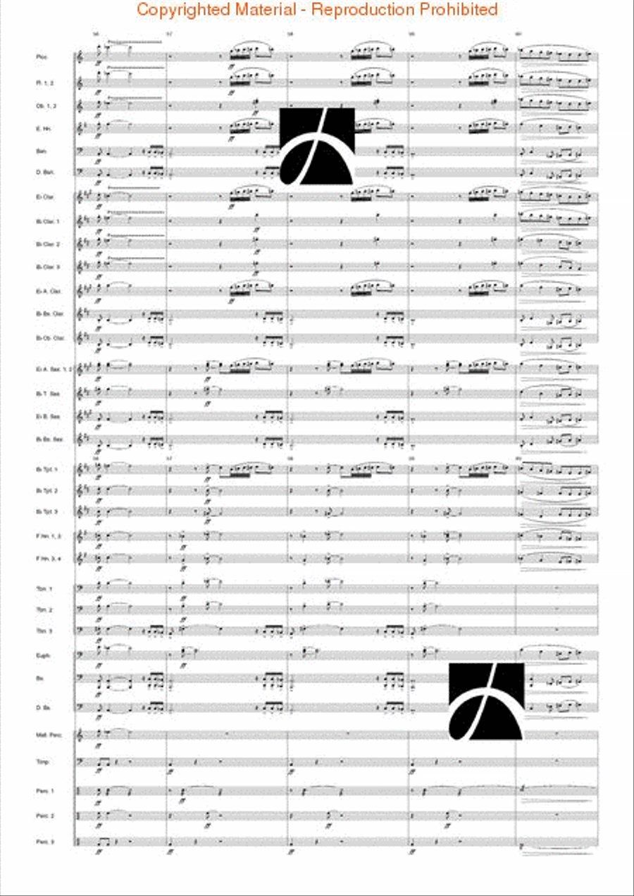 Kraftwerk Concert Band scores gallery preview page 13