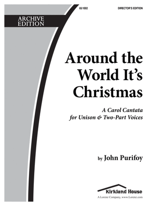 Book cover for Around the World It's Christmas - Dir Ed
