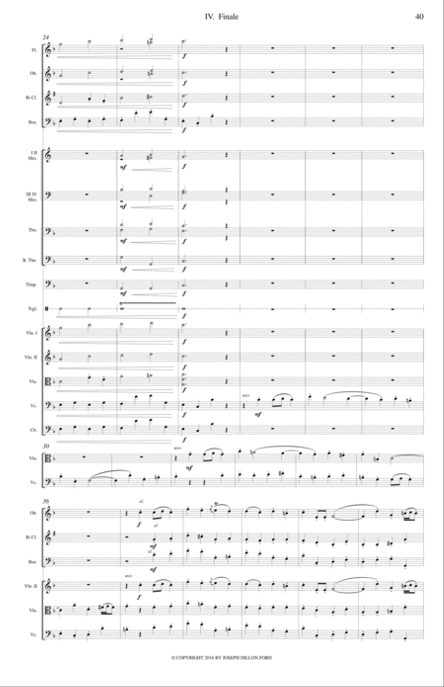 Symphony in F In Memoriam Johann Wolfgang von Goethe for orchestra - 4th movement Full Orchestra scores gallery preview page 3