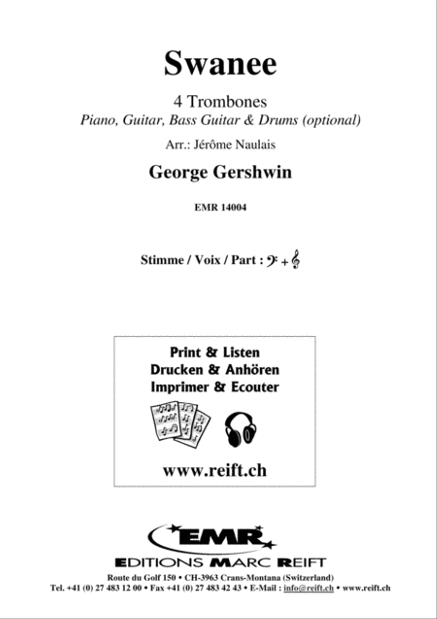 Swanee Trombone Quartet scores gallery preview page 2