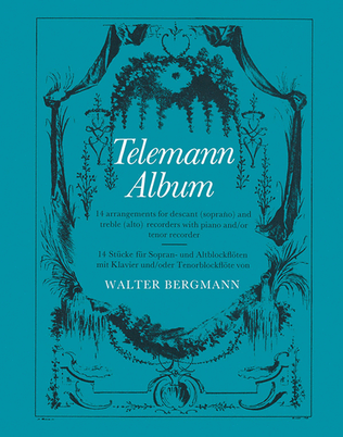 Book cover for Telemann Album