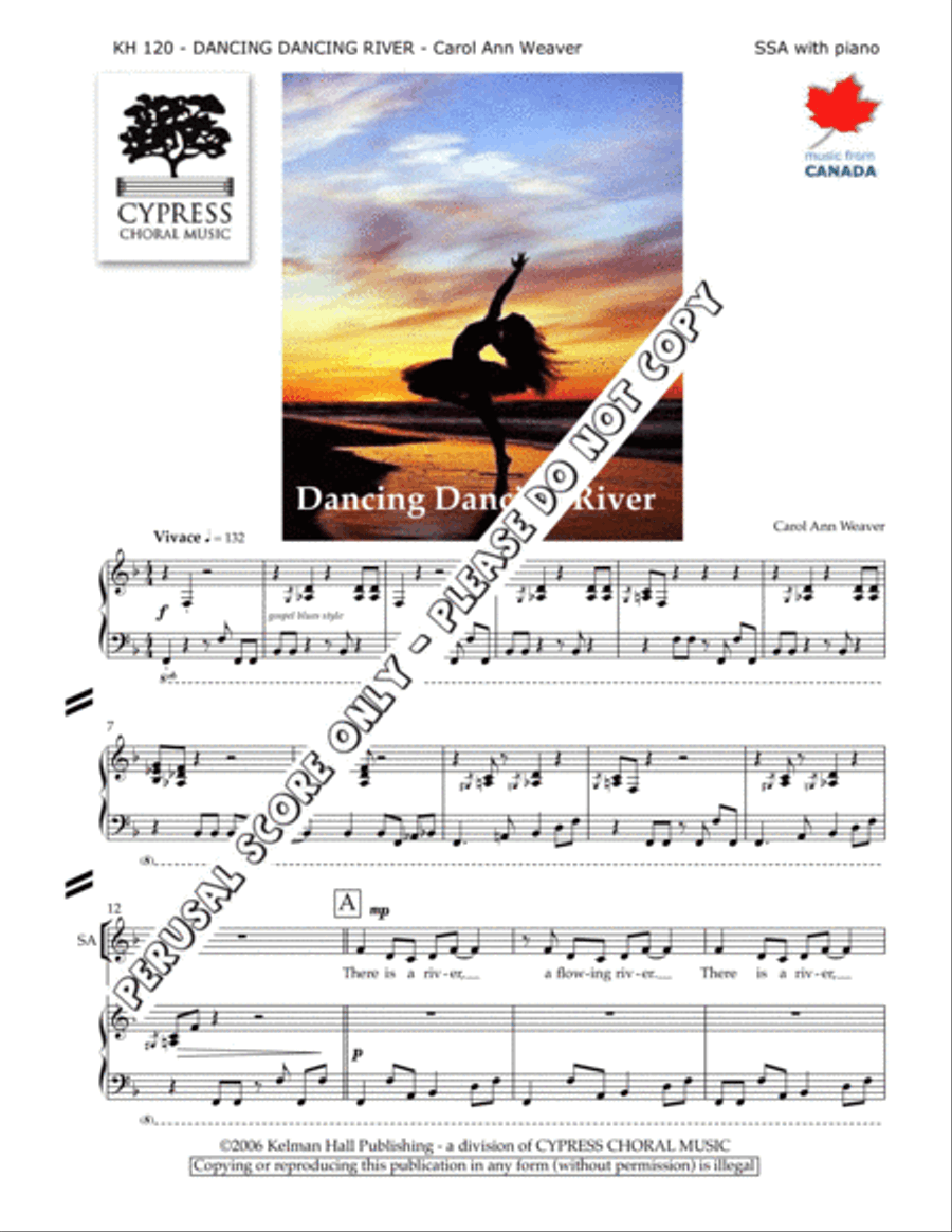 Dancing Dancing River Ssa SSA scores gallery preview page 2