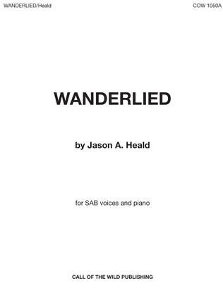 "Wanderlied" for SAB voices and piano