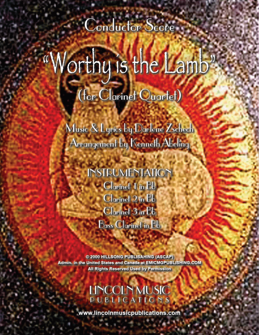 Worthy Is The Lamb Woodwind Ensemble scores gallery preview page 1
