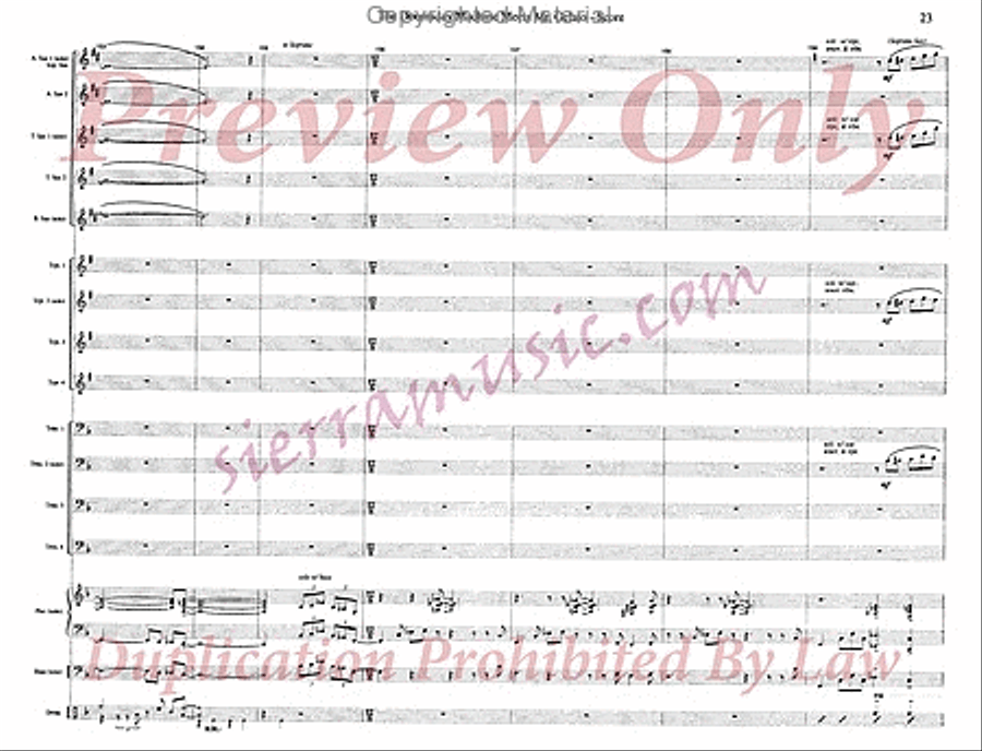The Doomsday Machine Meets Mr. Gelato Jazz Ensemble scores gallery preview page 24