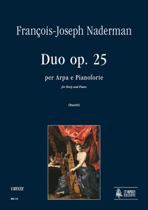 Book cover for Duo Op. 25 for Harp and Piano