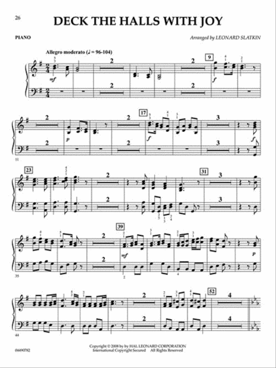 Holidays for Piano and Strings String Orchestra scores gallery preview page 11
