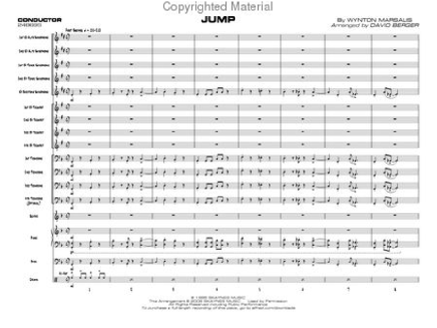 Jump Jazz Ensemble scores gallery preview page 2