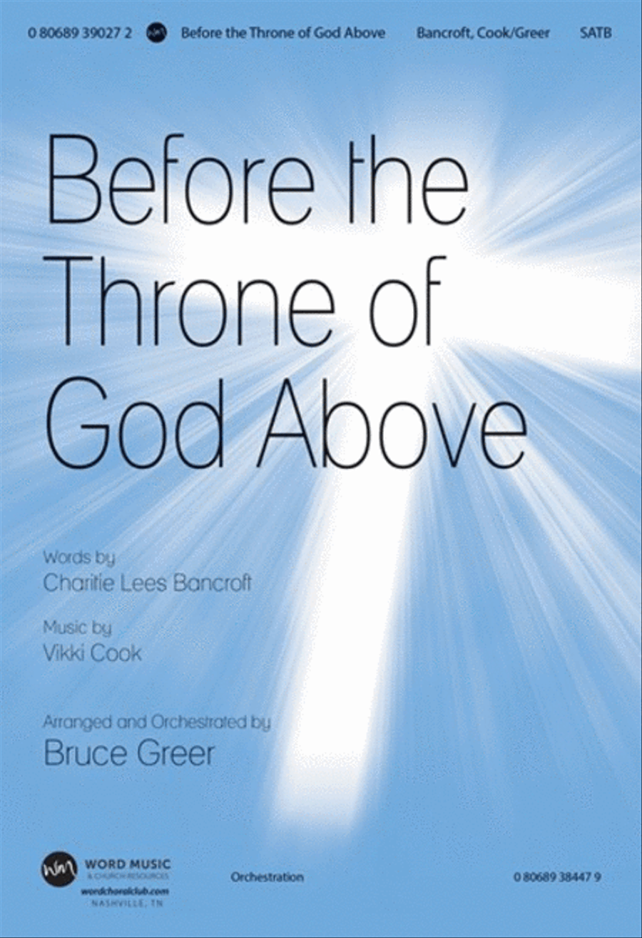 Before the Throne of God Above - Anthem 4-Part scores gallery preview page 1