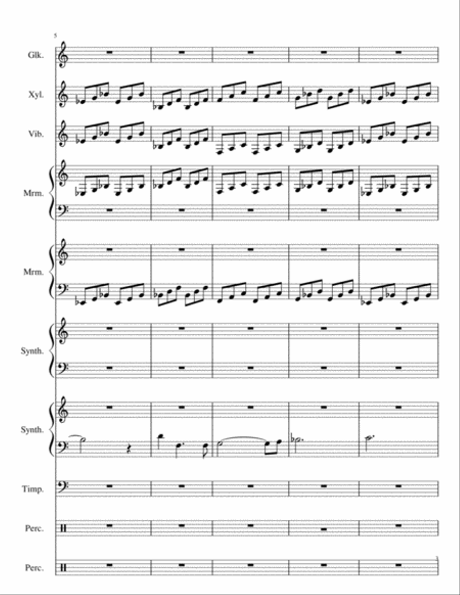 Radio Ballet Concert Band scores gallery preview page 3