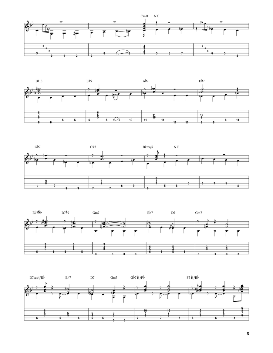 There Is No Greater Love There Is No Greater Love Electric Guitar scores gallery preview page 3