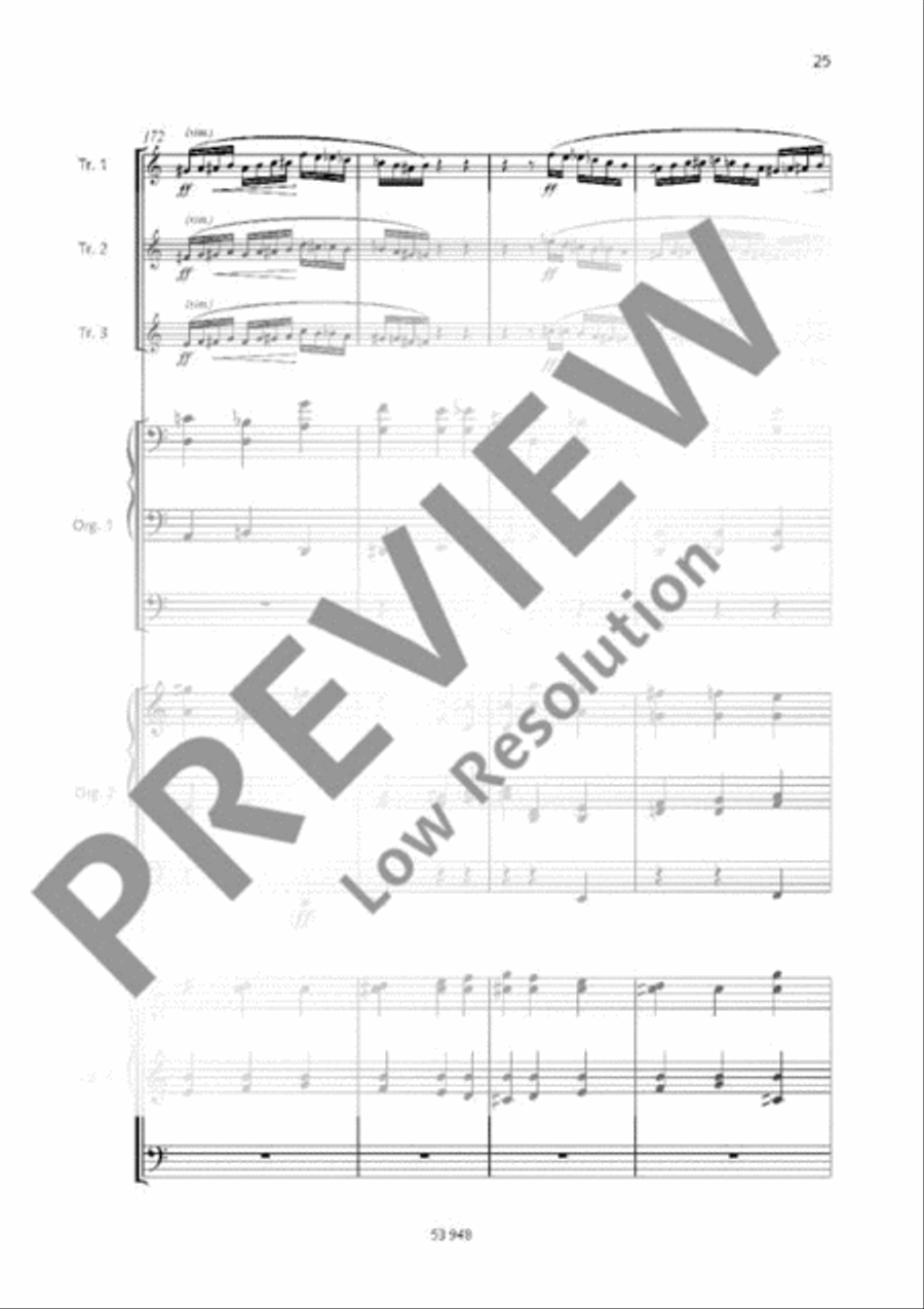 Dies irae Trumpet Trio scores gallery preview page 20