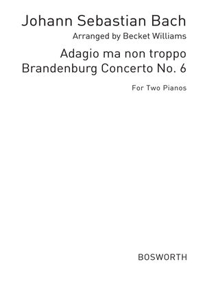 Book cover for Adagio Ma Non Troppo Piano Duet