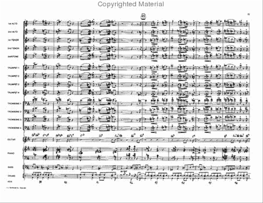 External Combustion Jazz Ensemble scores gallery preview page 14