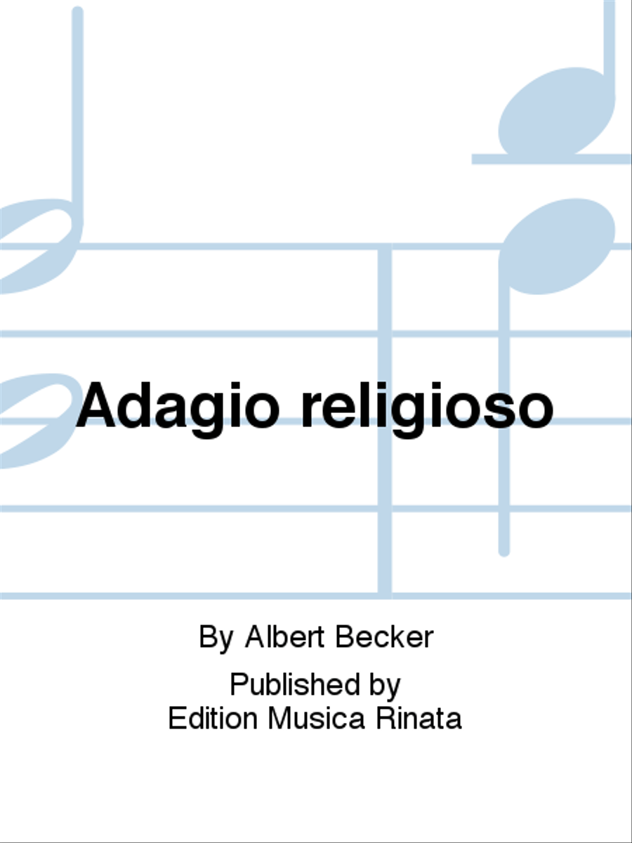 Adagio religioso Piano Trio scores gallery preview page 1