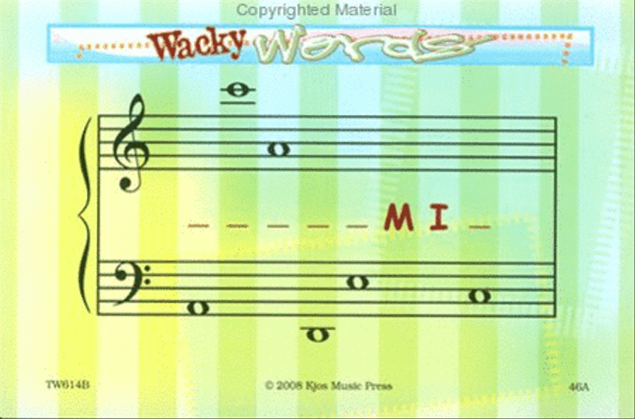 Wacky Words starring Walter (Jumbo Size) Piano scores gallery preview page 2