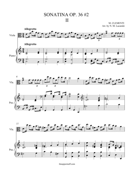 Sonatina Op. 36 #2