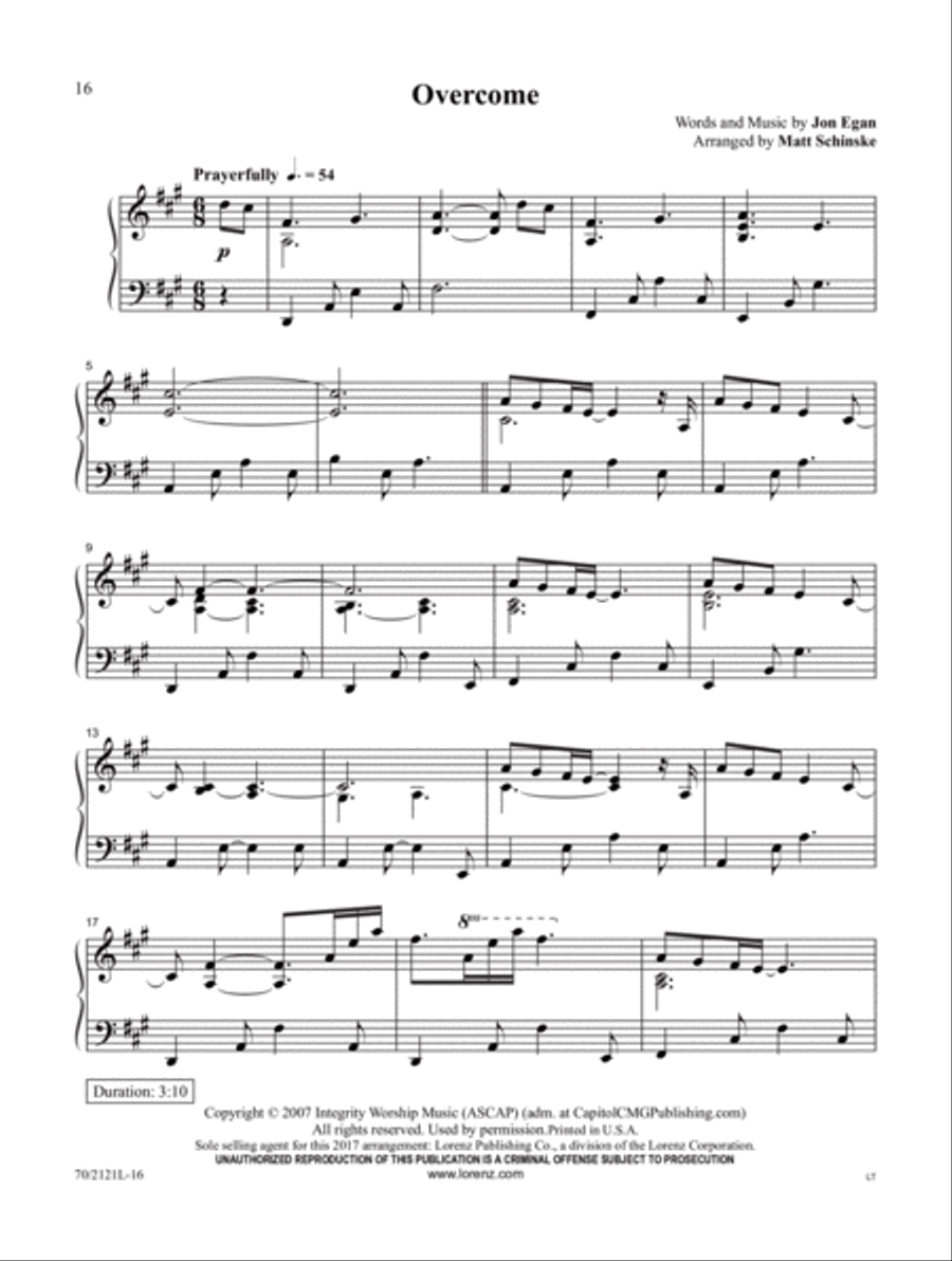 Faithful Through It All Faithful Through It All Piano Solo scores gallery preview page 6