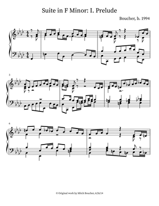 Suite in F Minor: I. Prelude