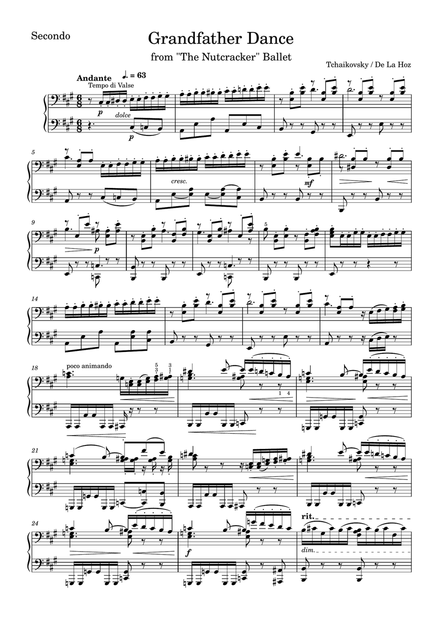 Selections from The Nutcracker and Sleeping Beauty - Arranged for Piano Duet 1 Piano, 4-Hands scores gallery preview page 2