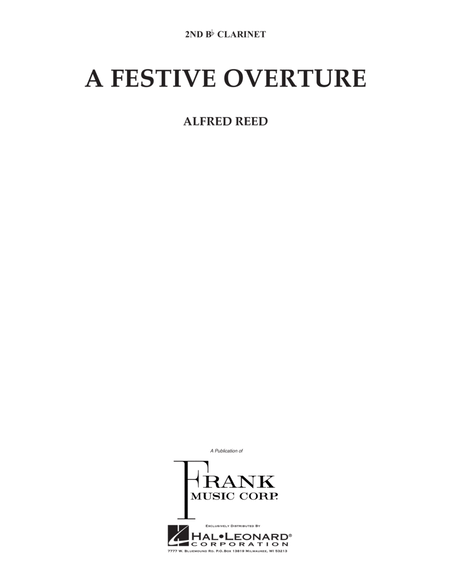 A Festive Overture - 2nd Bb Clarinet